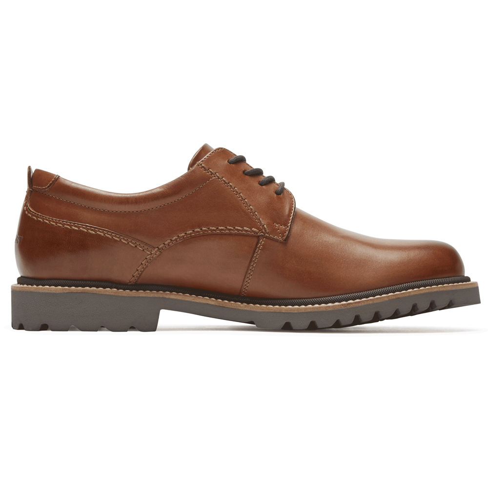 Rockport Mens Oxfords Brown - Marshall Plain Toe - UK 580-JKPZVD